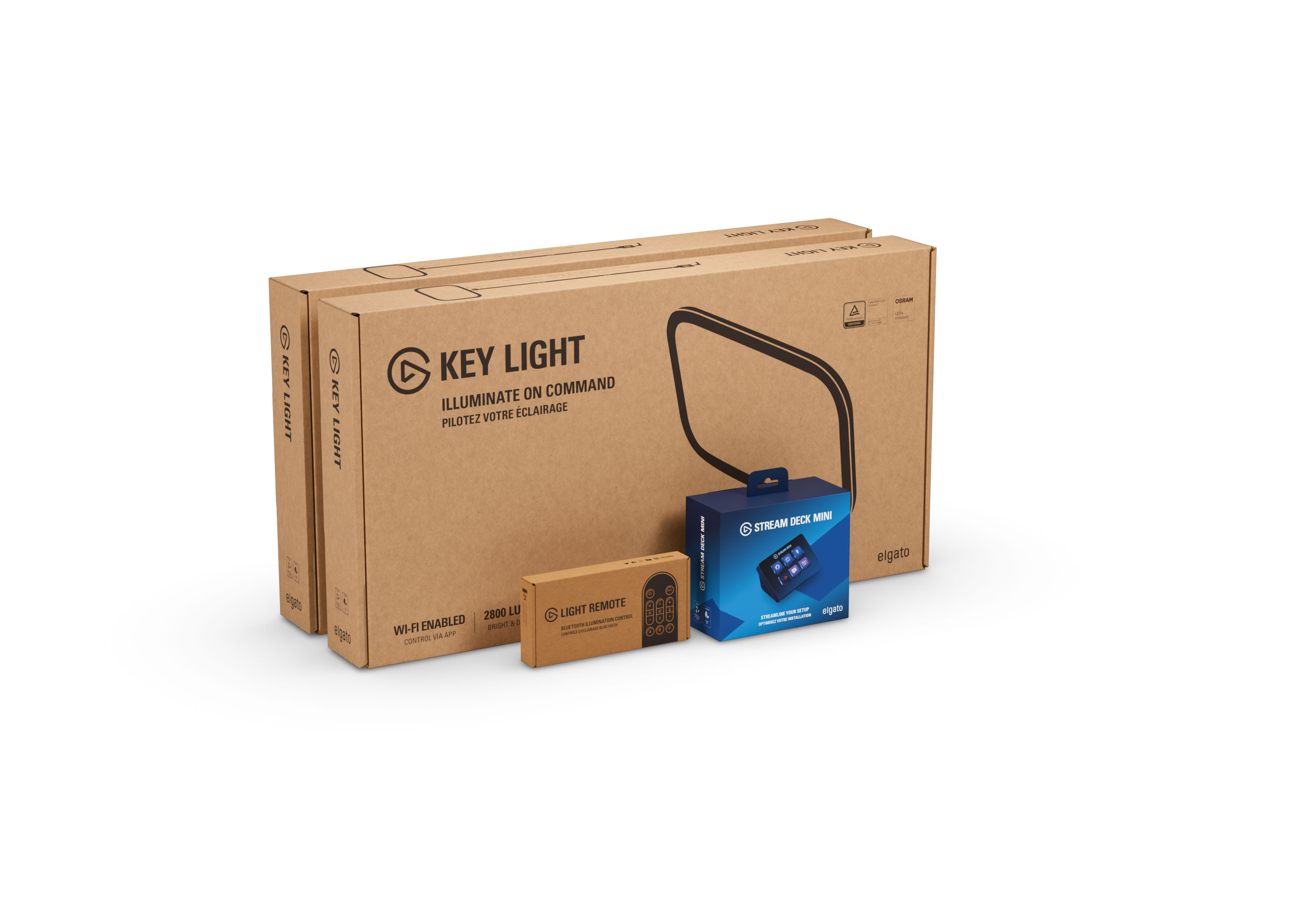⭐️新品 Elgato Key Light Mini 2台セット Key Light Duo Bundle - Remote Control Mini | Elgato